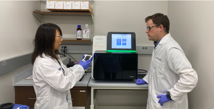 NextSeq 500 sequencing instrument